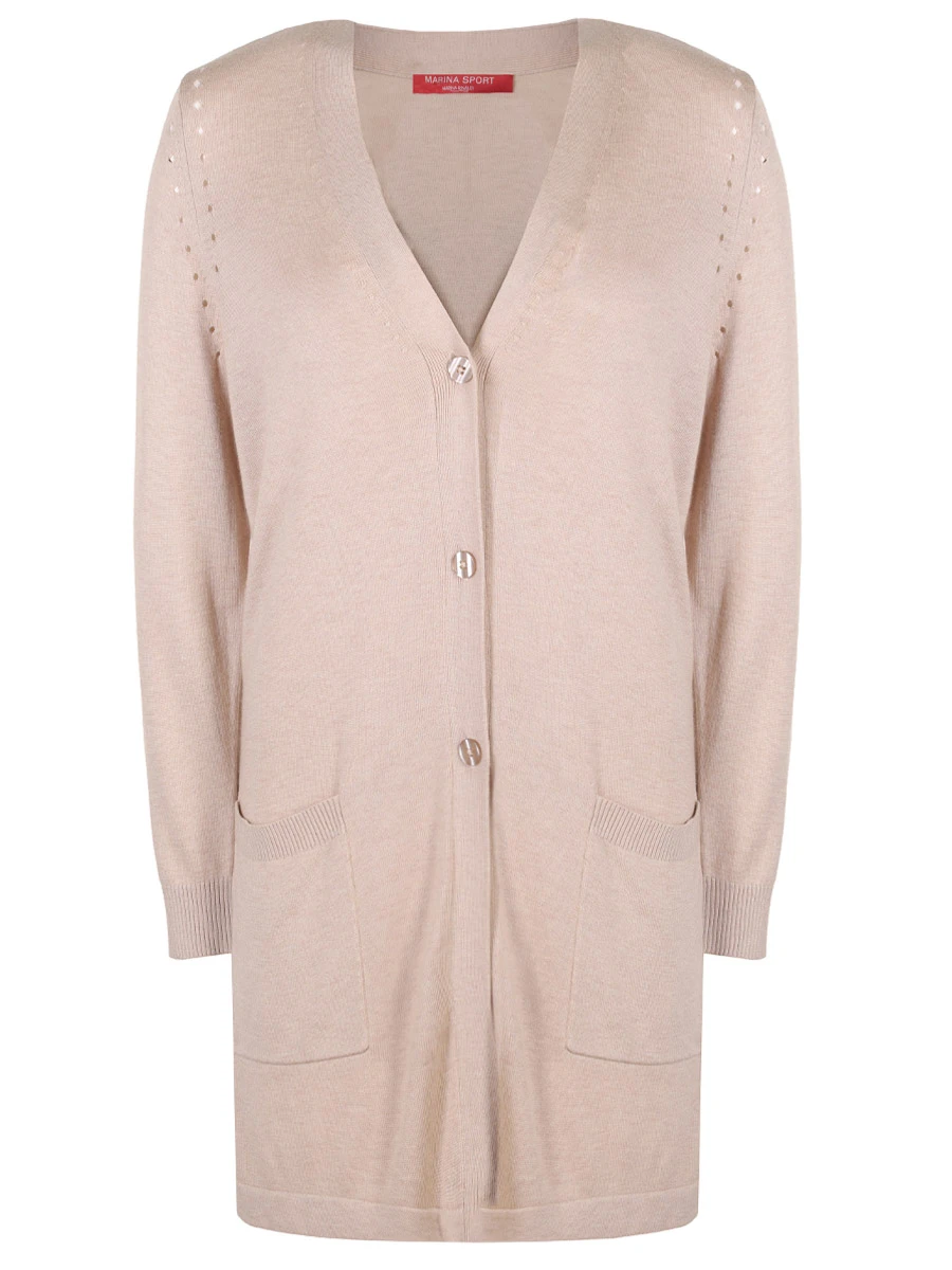 Кардиган однотонный