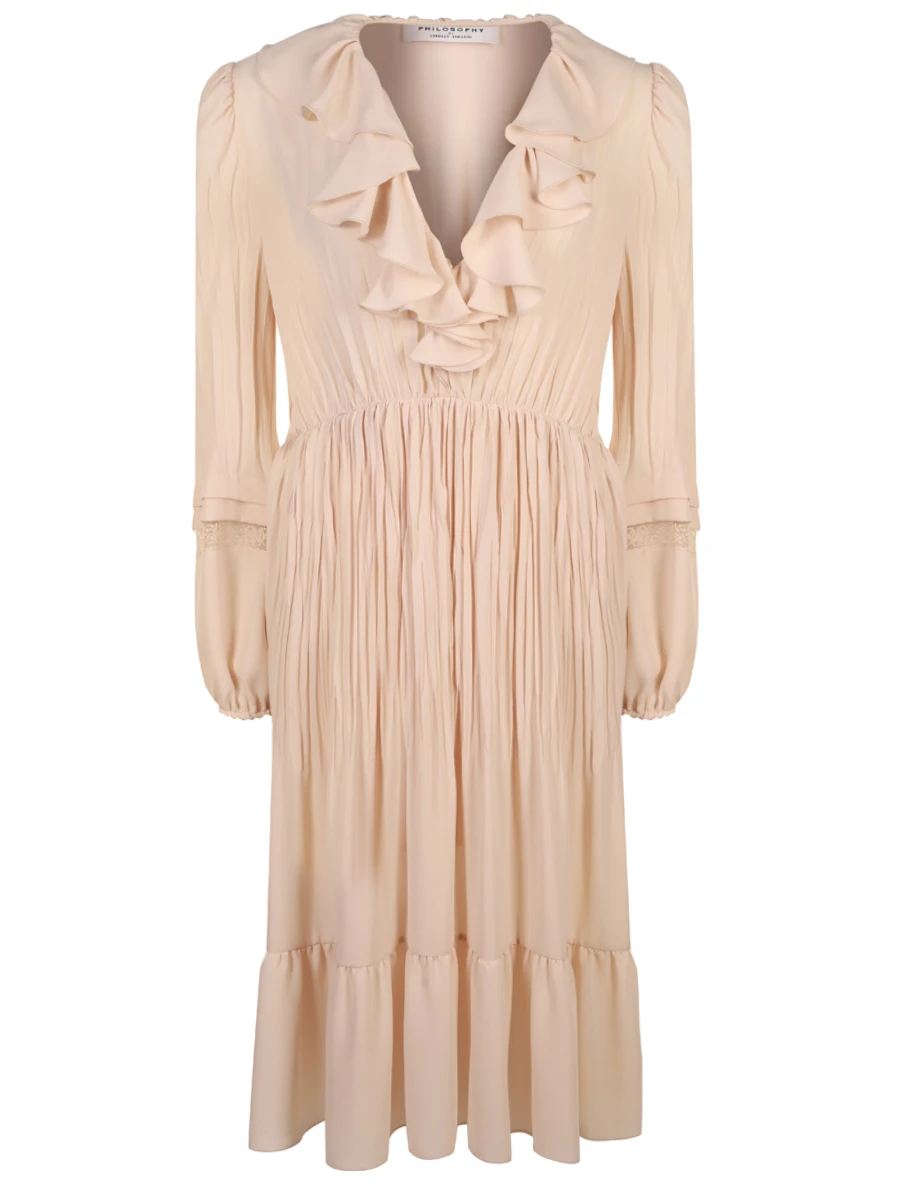 Платье однотонное