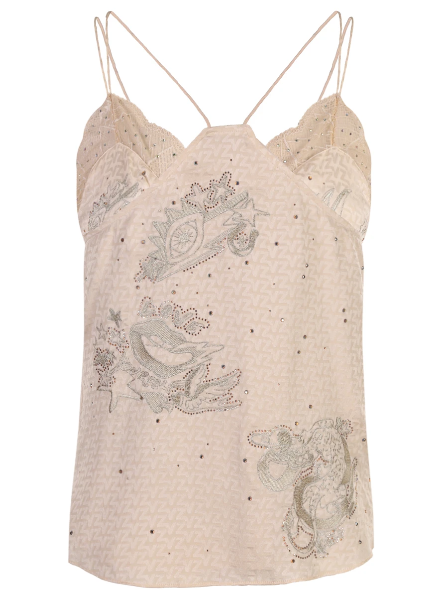 Топ шелковый