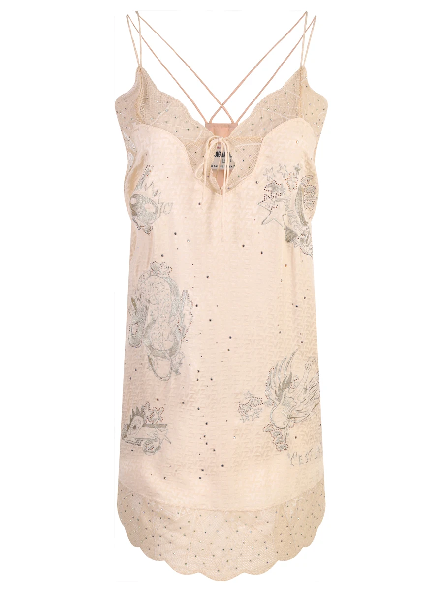 Платье шелковое