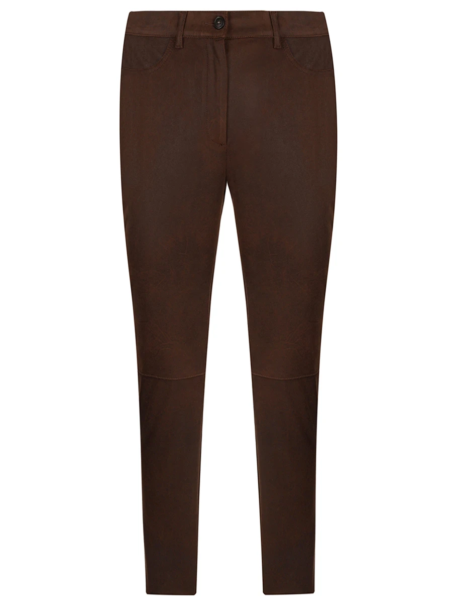 Брюки однотонные