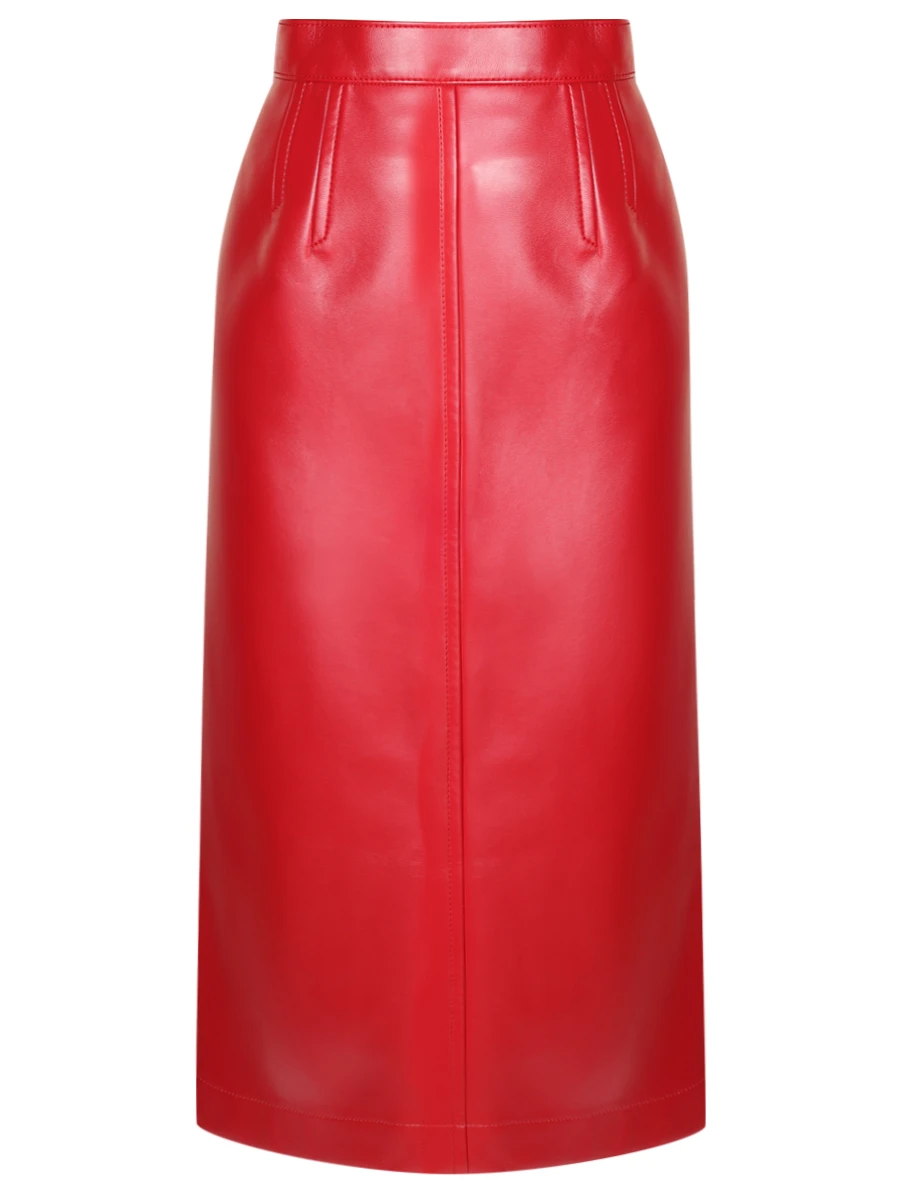 Юбка из экокожи