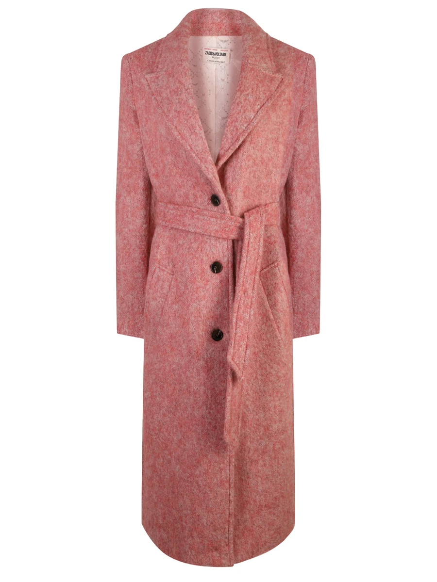 Пальто однотонное