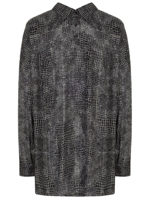 Блуза с принтом MARINA RINALDI