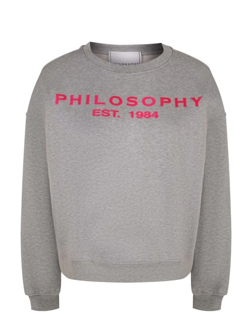 Свитшот хлопковый PHILOSOPHY DI LORENZO SERAFINI