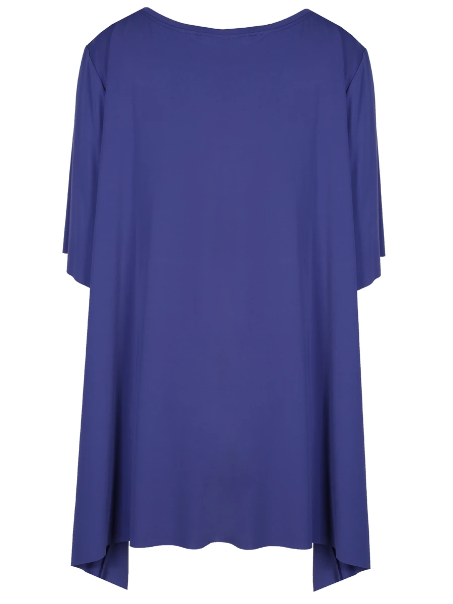 Блуза однотонная