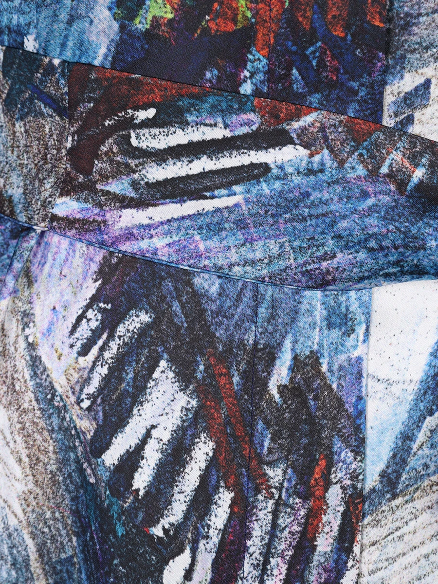 Платье с принтом