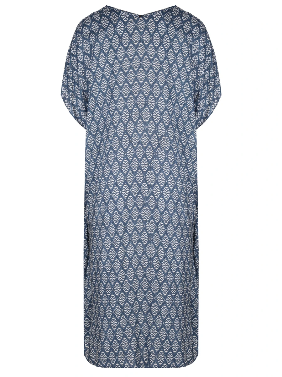 Платье с принтом из вискозы