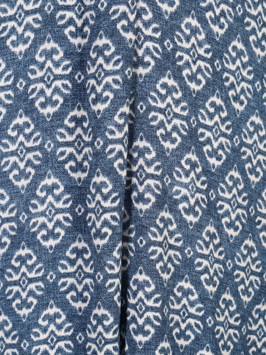 Платье с принтом из вискозы