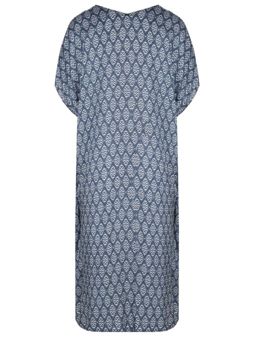 Платье с принтом из вискозы MARINA RINALDI