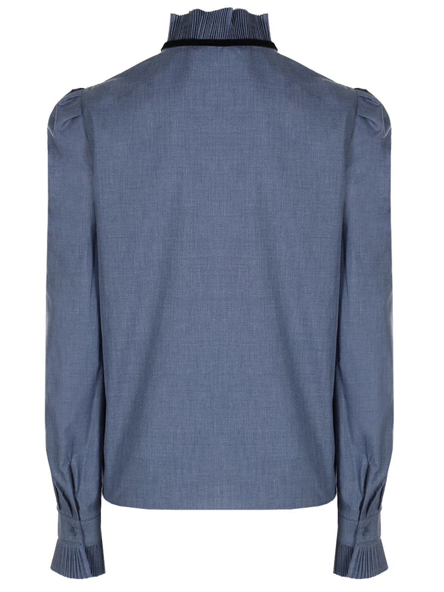 Блуза однотонная