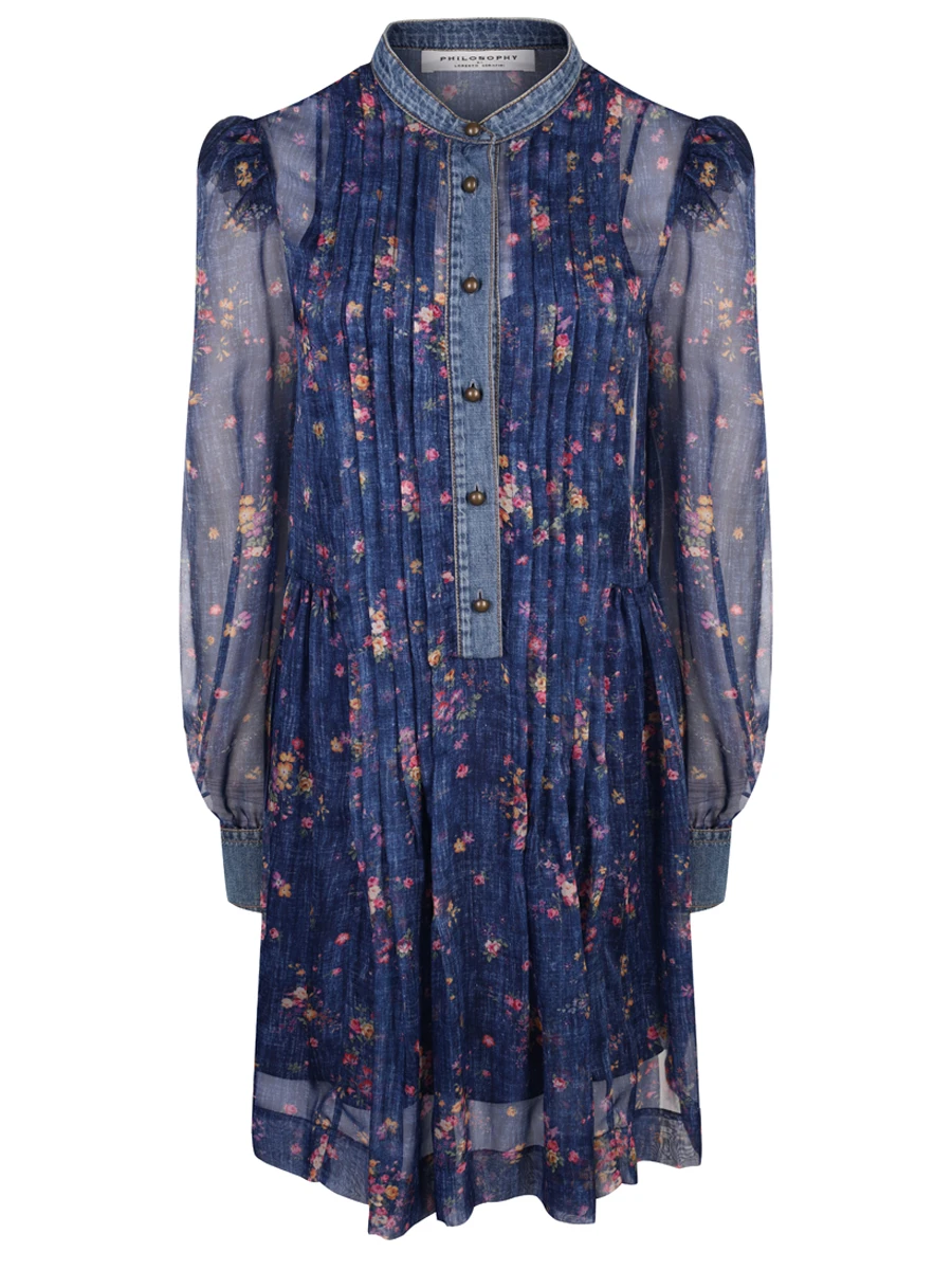 Платье с принтом