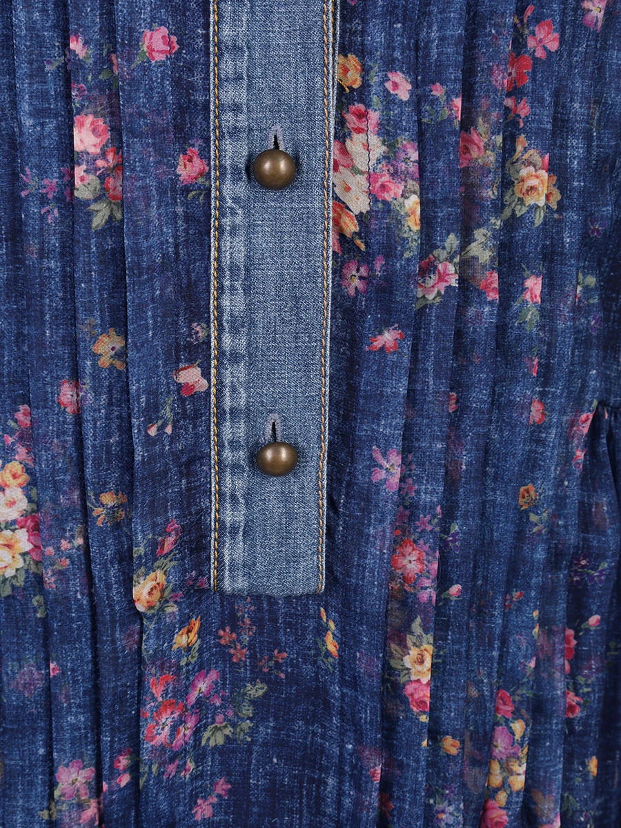 Платье с принтом