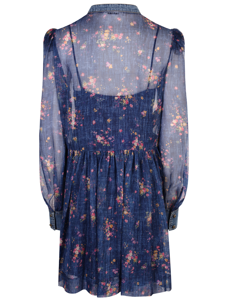 Платье с принтом