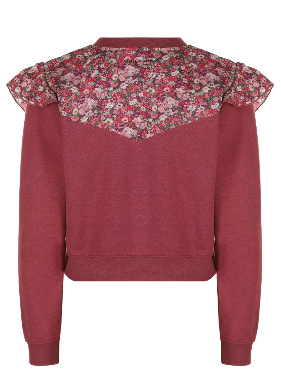 Свитшот хлопковый с принтом