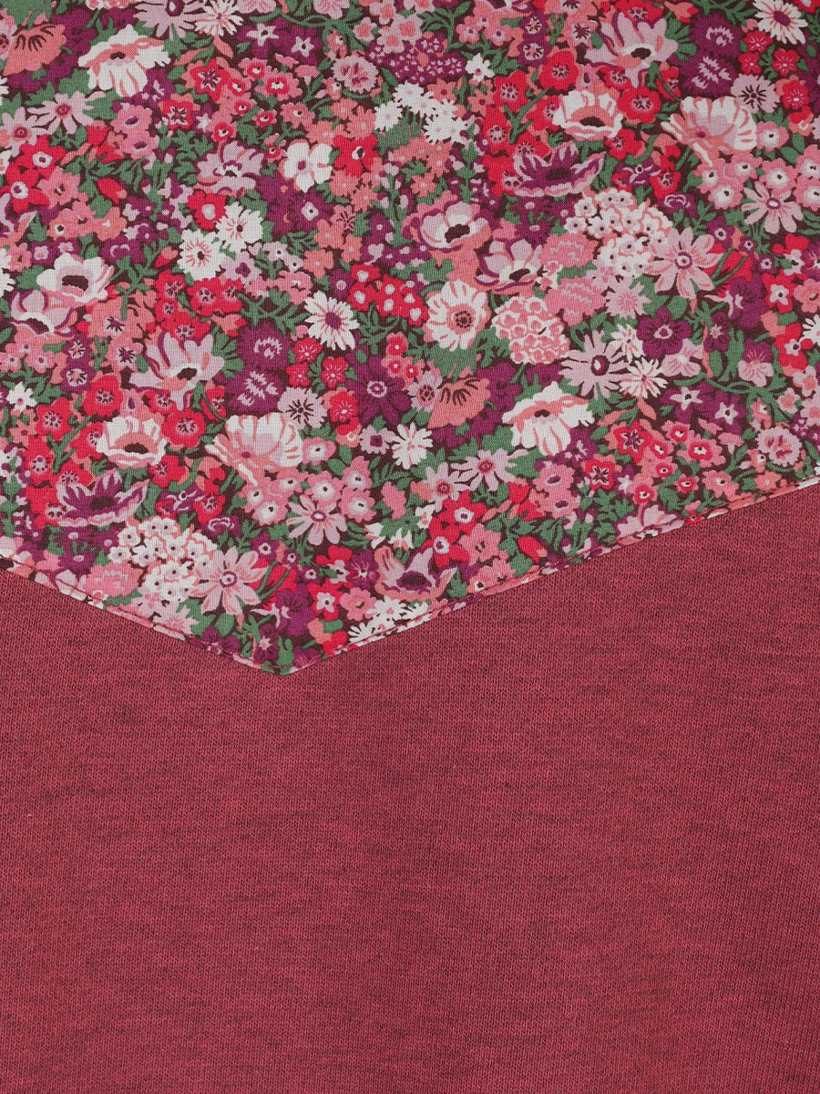 Свитшот хлопковый с принтом