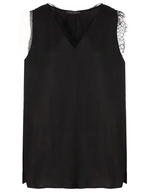 Топ льняной MARINA RINALDI