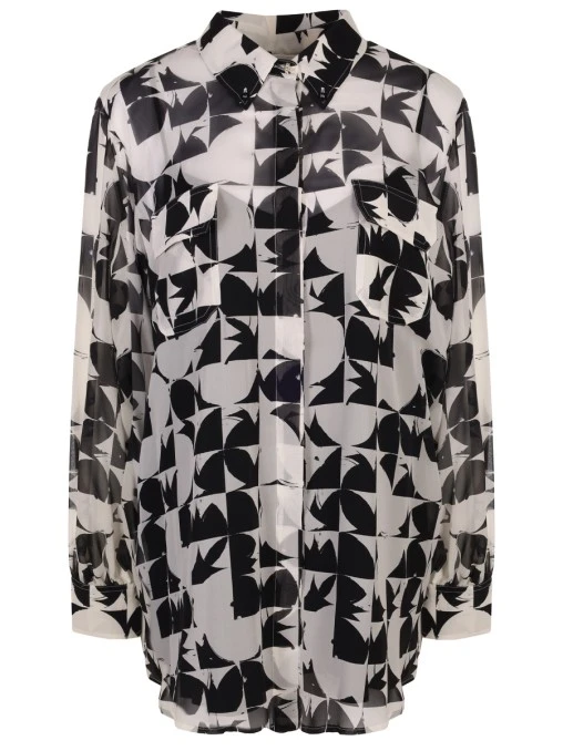 Блуза шелковая MARINA RINALDI