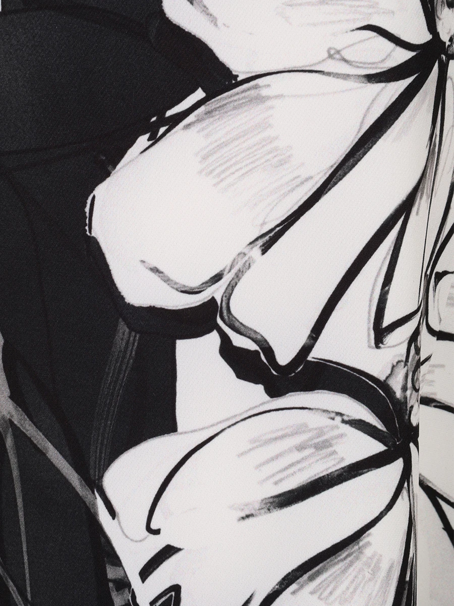 Платье с принтом