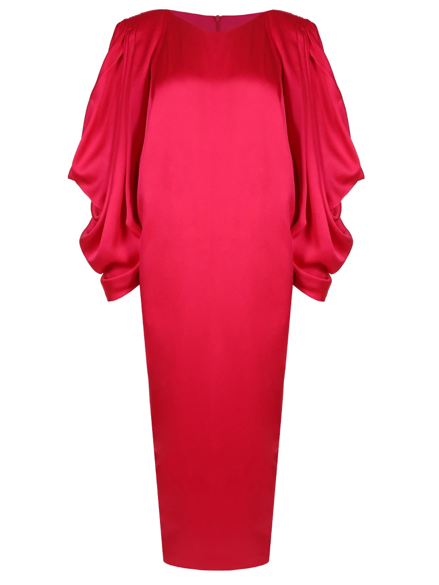 Платье однотонное