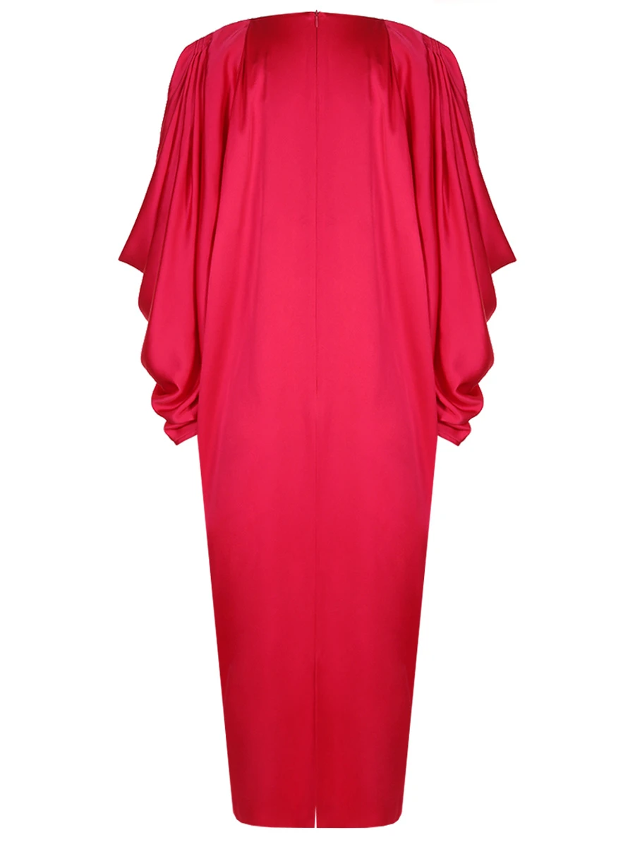 Платье однотонное