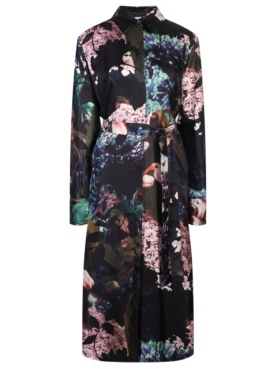 Платье шелковое