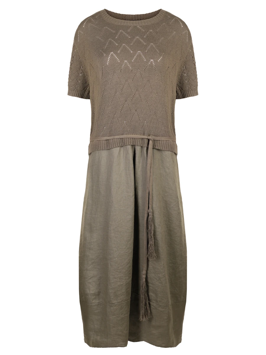 Платье комбинированное