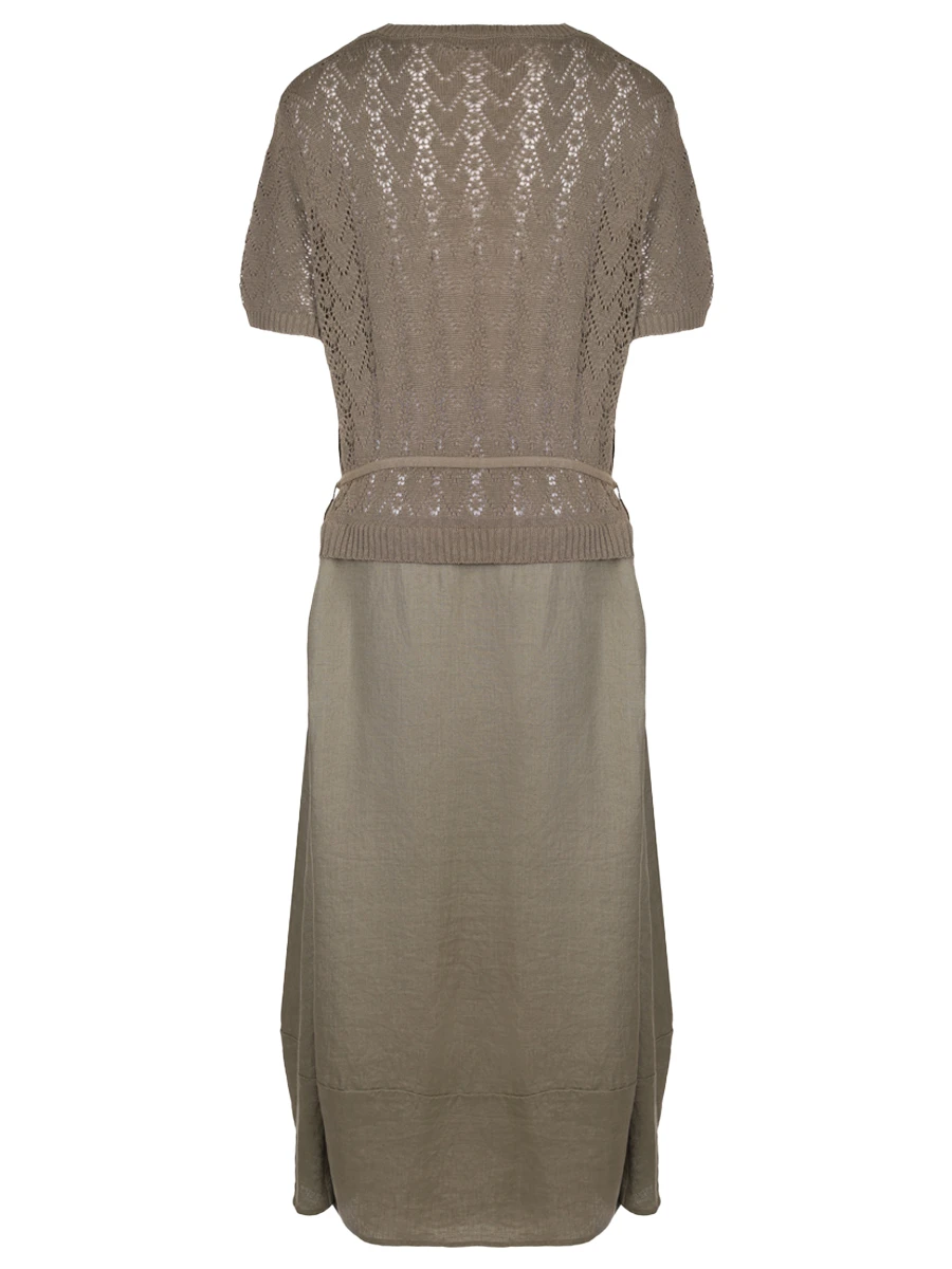 Платье комбинированное