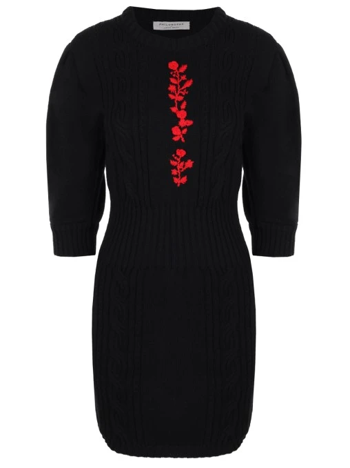 Платье шерстяное PHILOSOPHY DI LORENZO SERAFINI