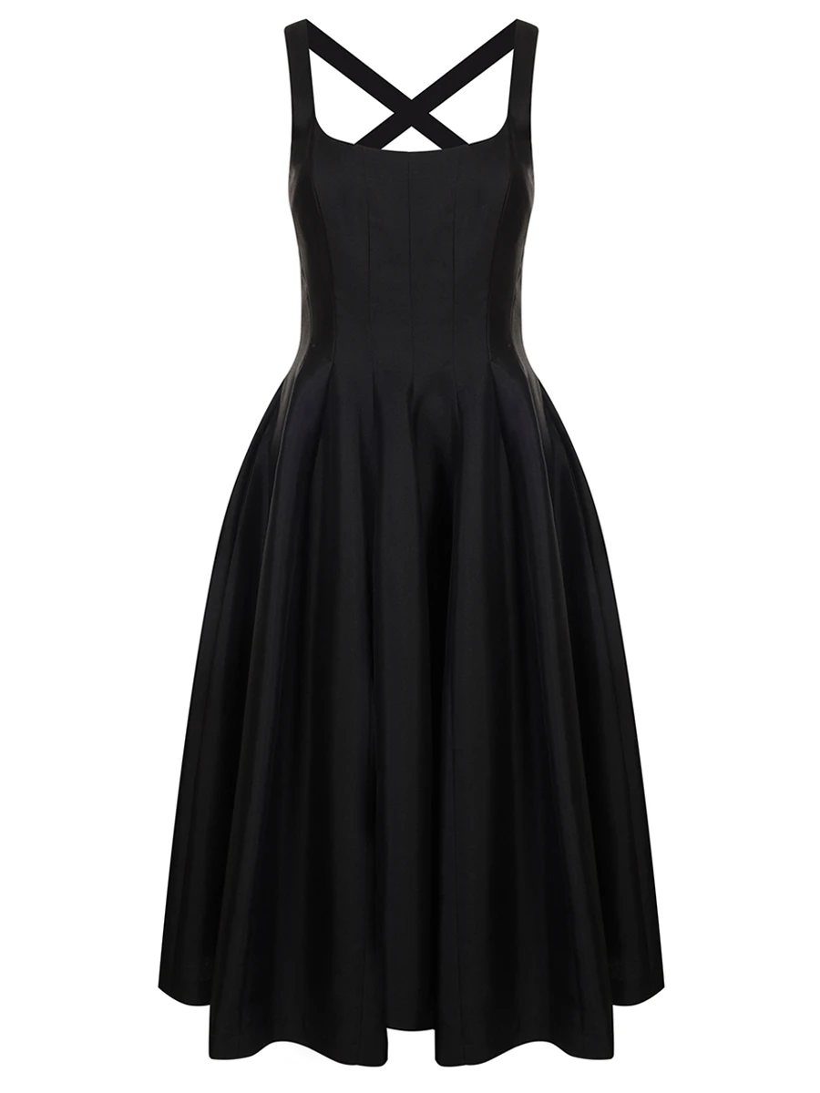 Платье однотонное