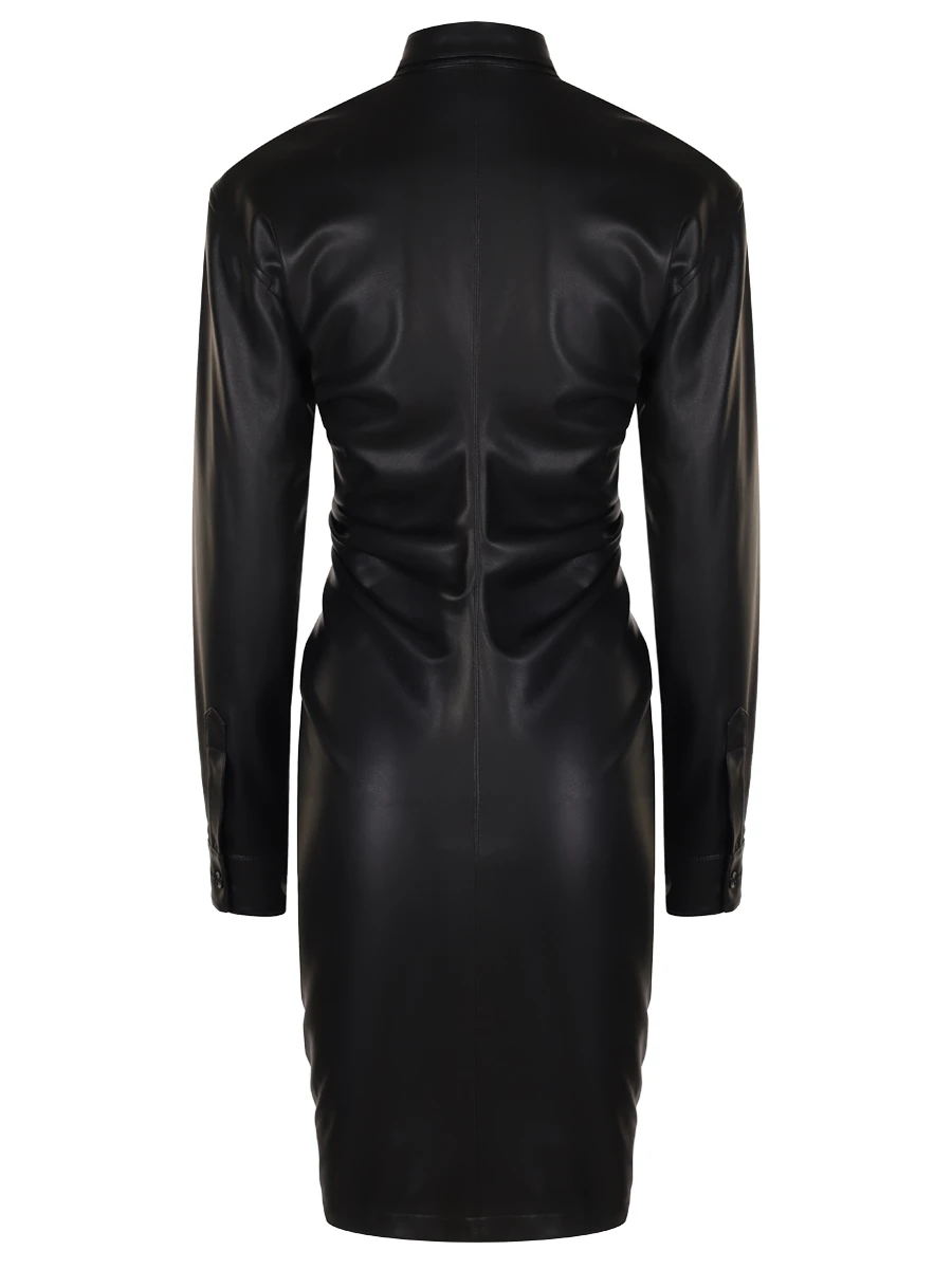 Платье однотонное