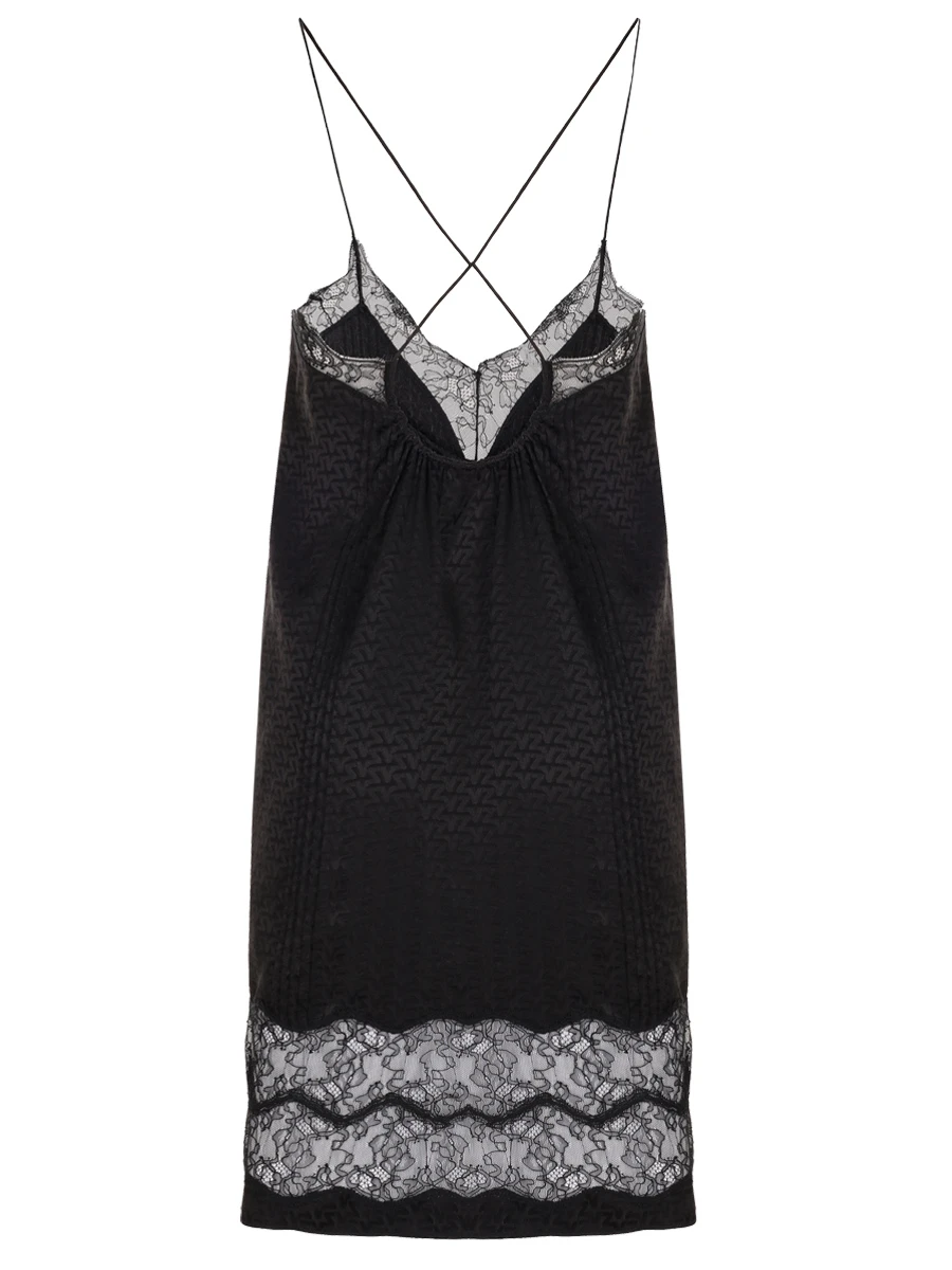 Платье-комбинация из шелка