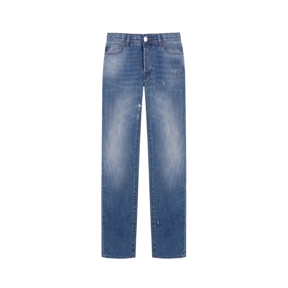 Джинсы Slim Fit хлопковые