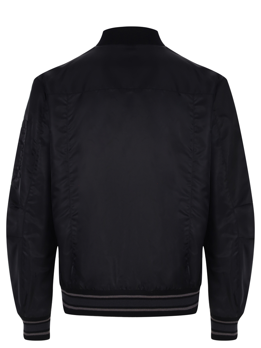 Куртка-бомбер однотонная