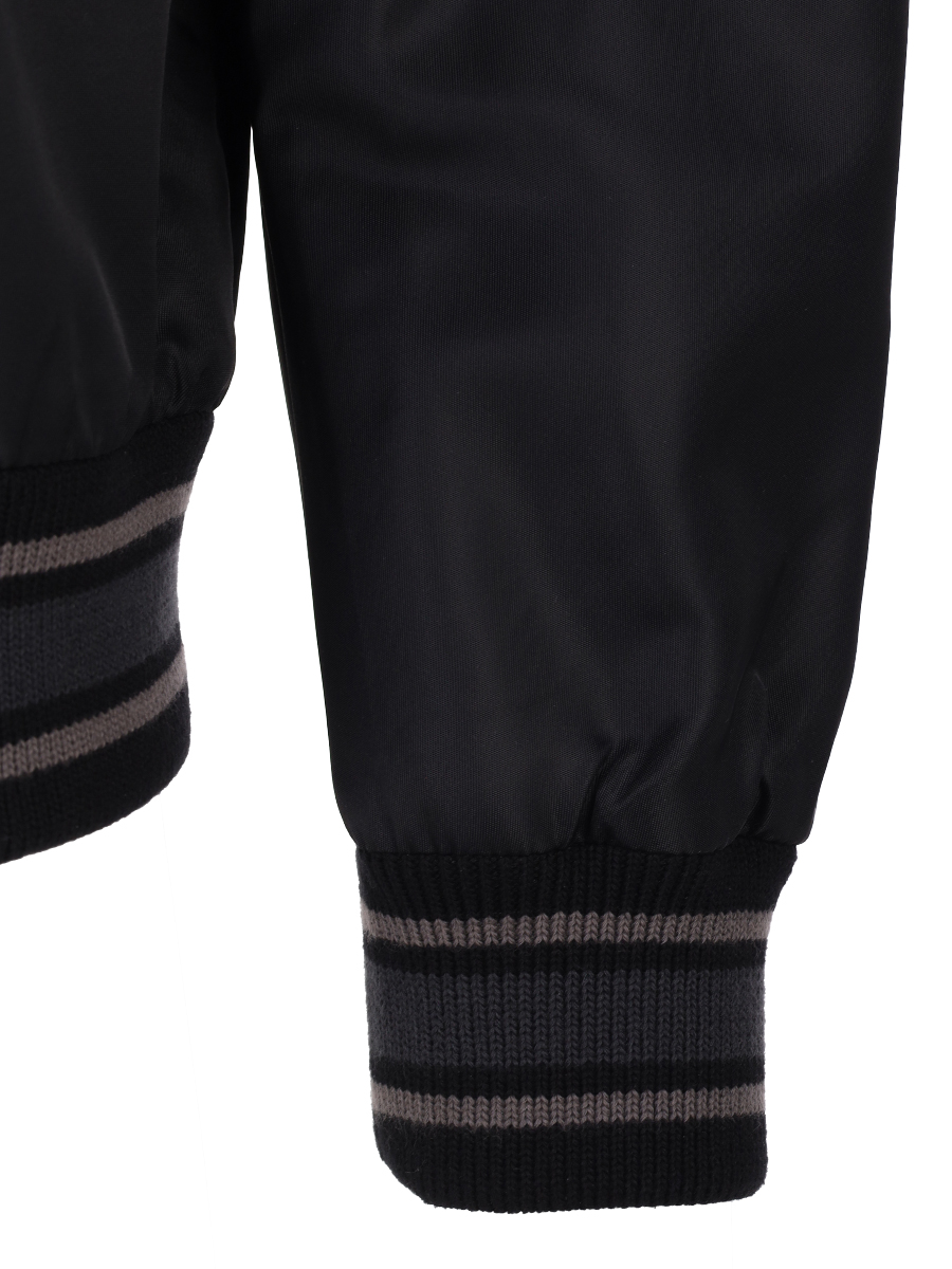 Куртка-бомбер однотонная