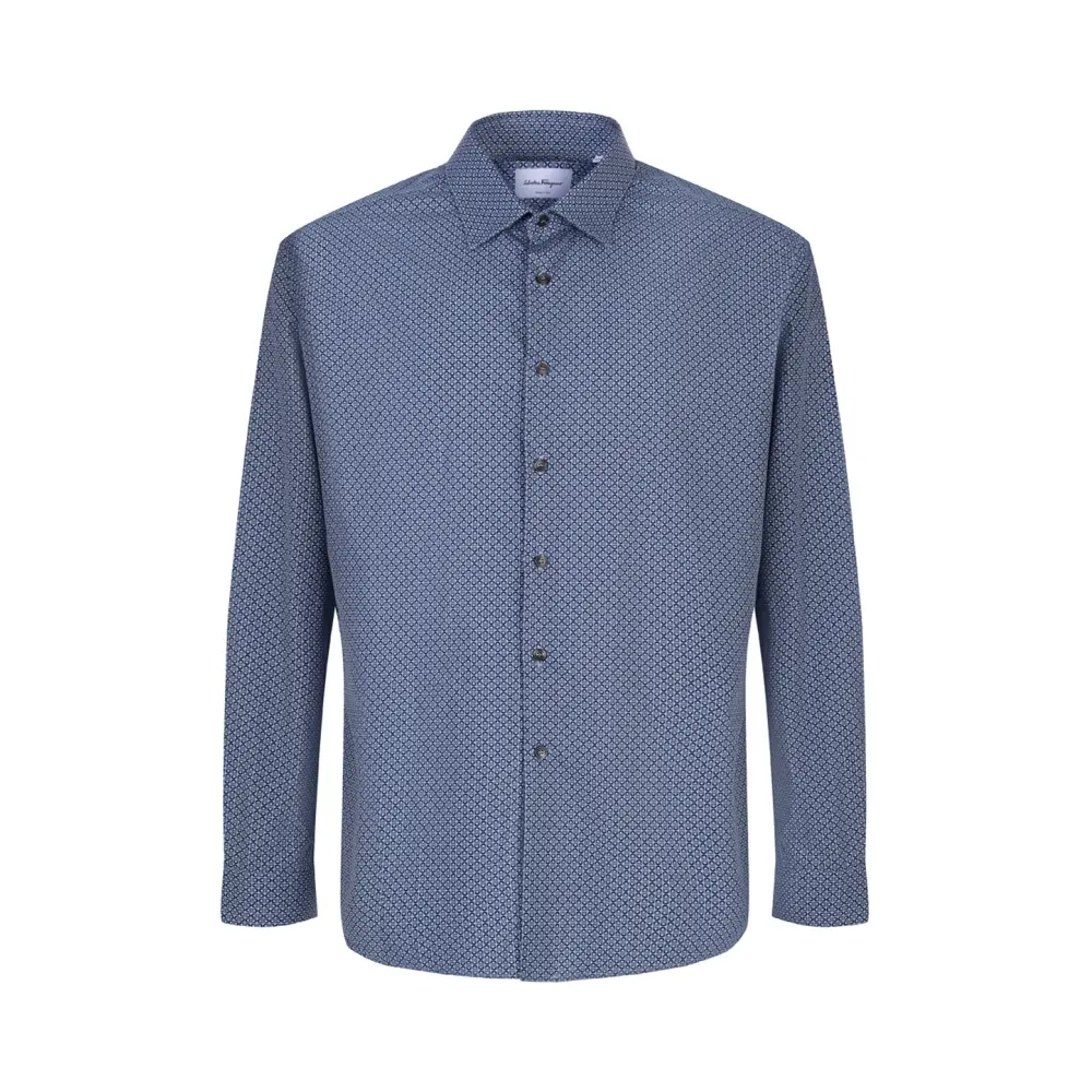 Рубашка Slim Fit хлопковая