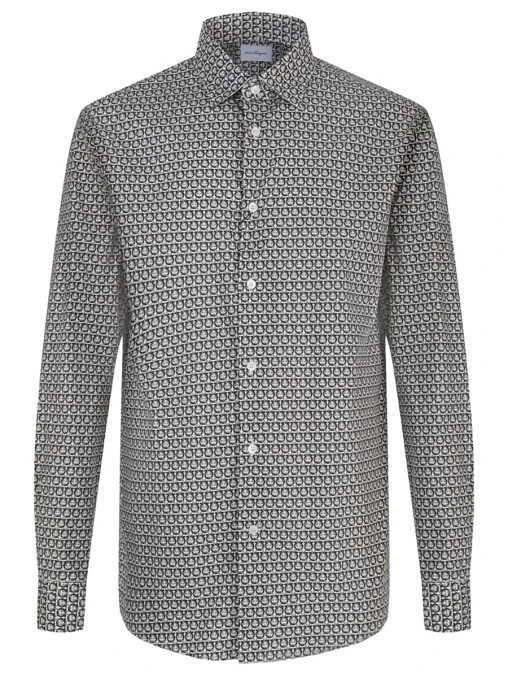 Рубашка Slim Fit хлопковая S.FERRAGAMO