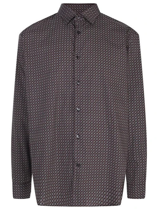 Рубашка Slim Fit хлопковая S.FERRAGAMO