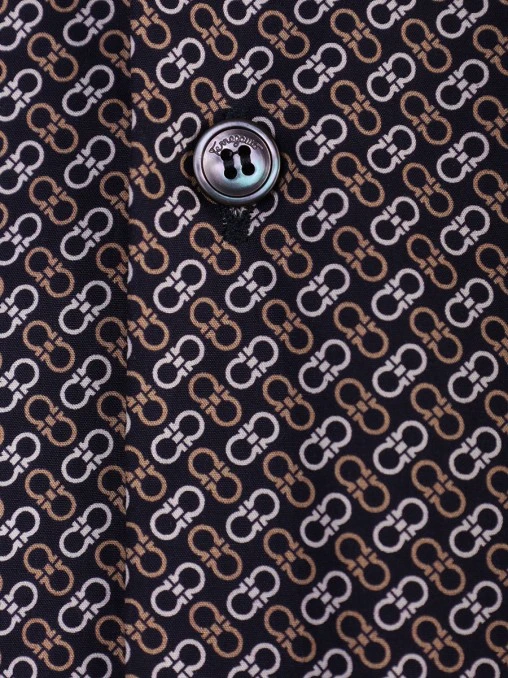 Рубашка Slim Fit хлопковая S.FERRAGAMO