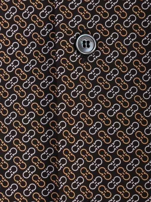Рубашка Slim Fit хлопковая S.FERRAGAMO