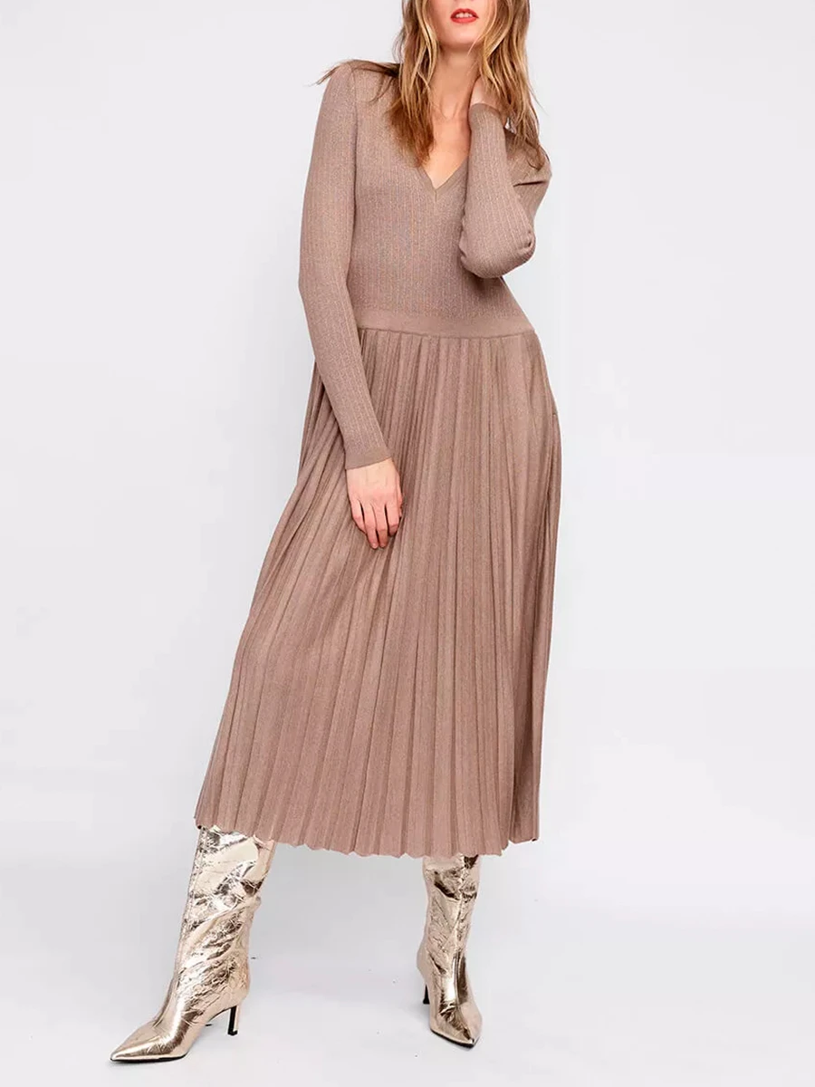 Платье шелковое