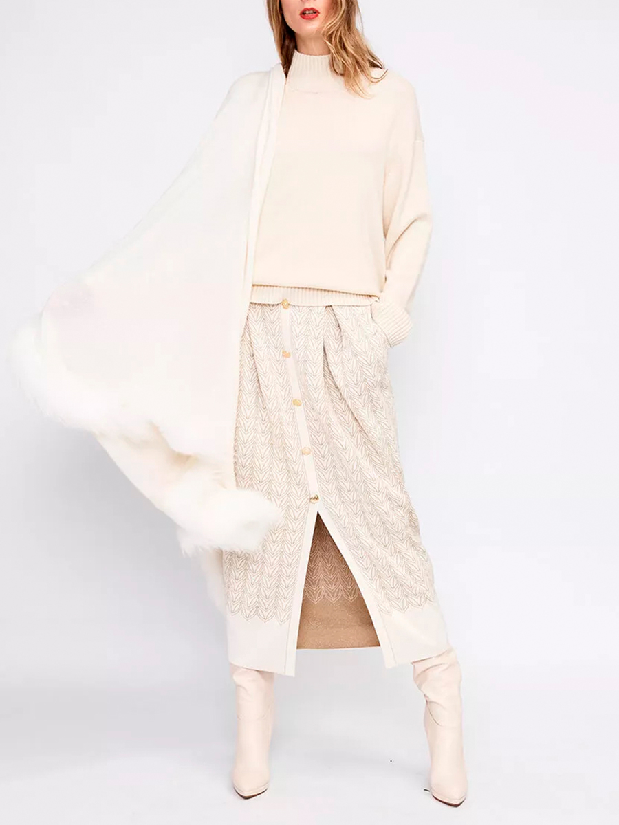 Юбка шелковая