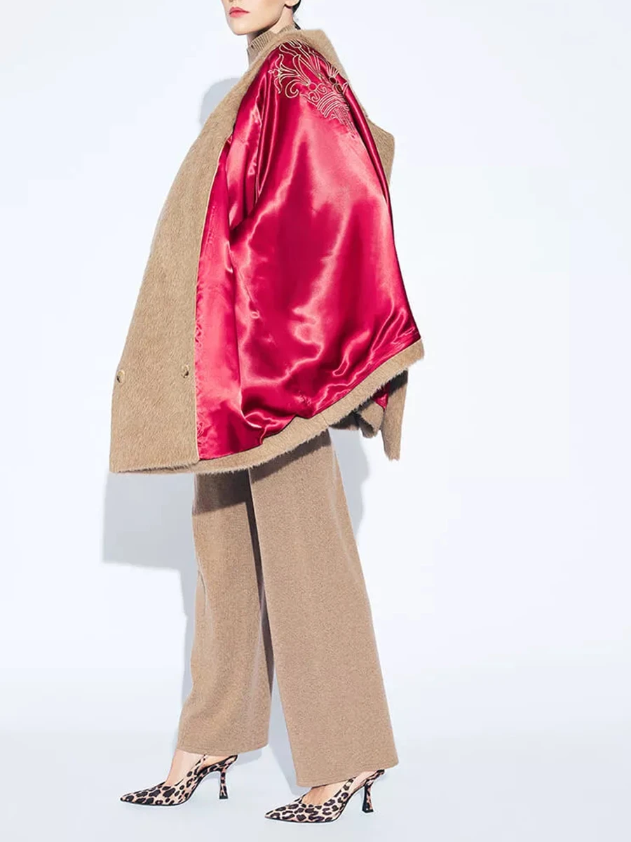 Пальто шерстяное