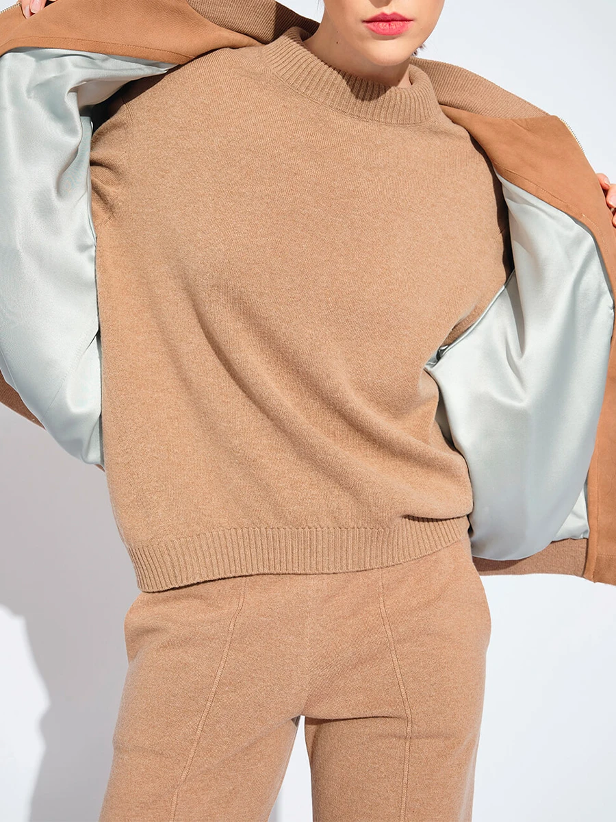 Бомбер шерстяной