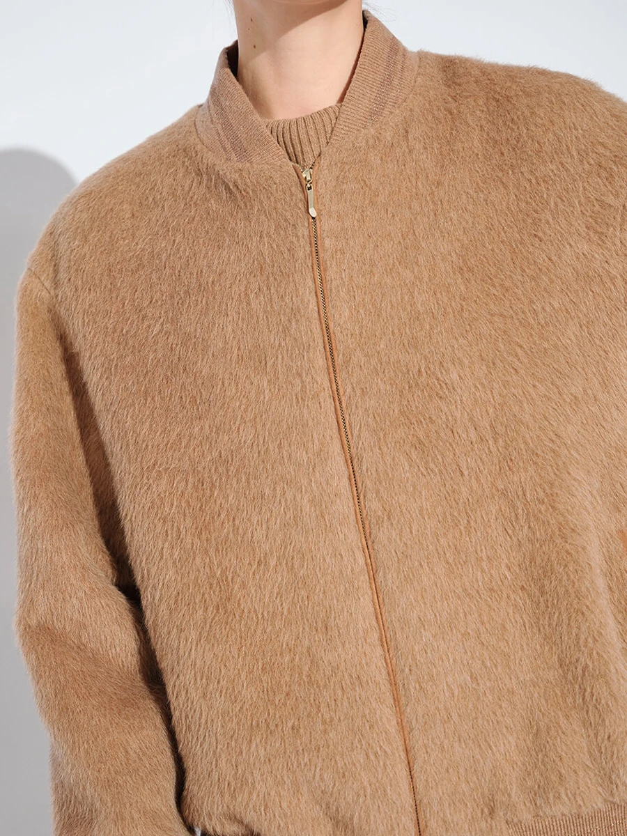 Бомбер шерстяной