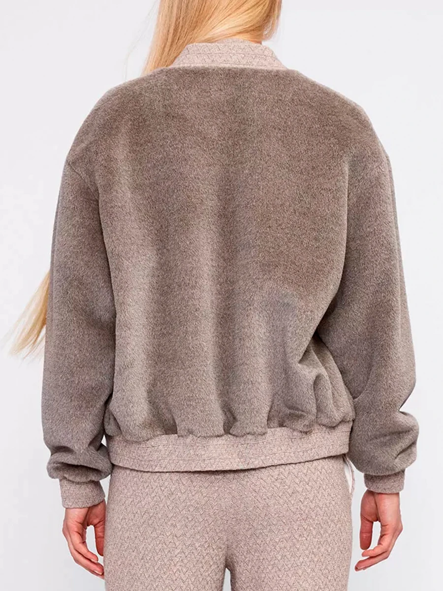 Бомбер шерстяной