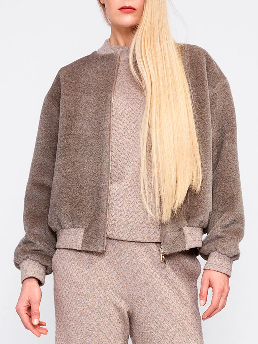 Бомбер шерстяной