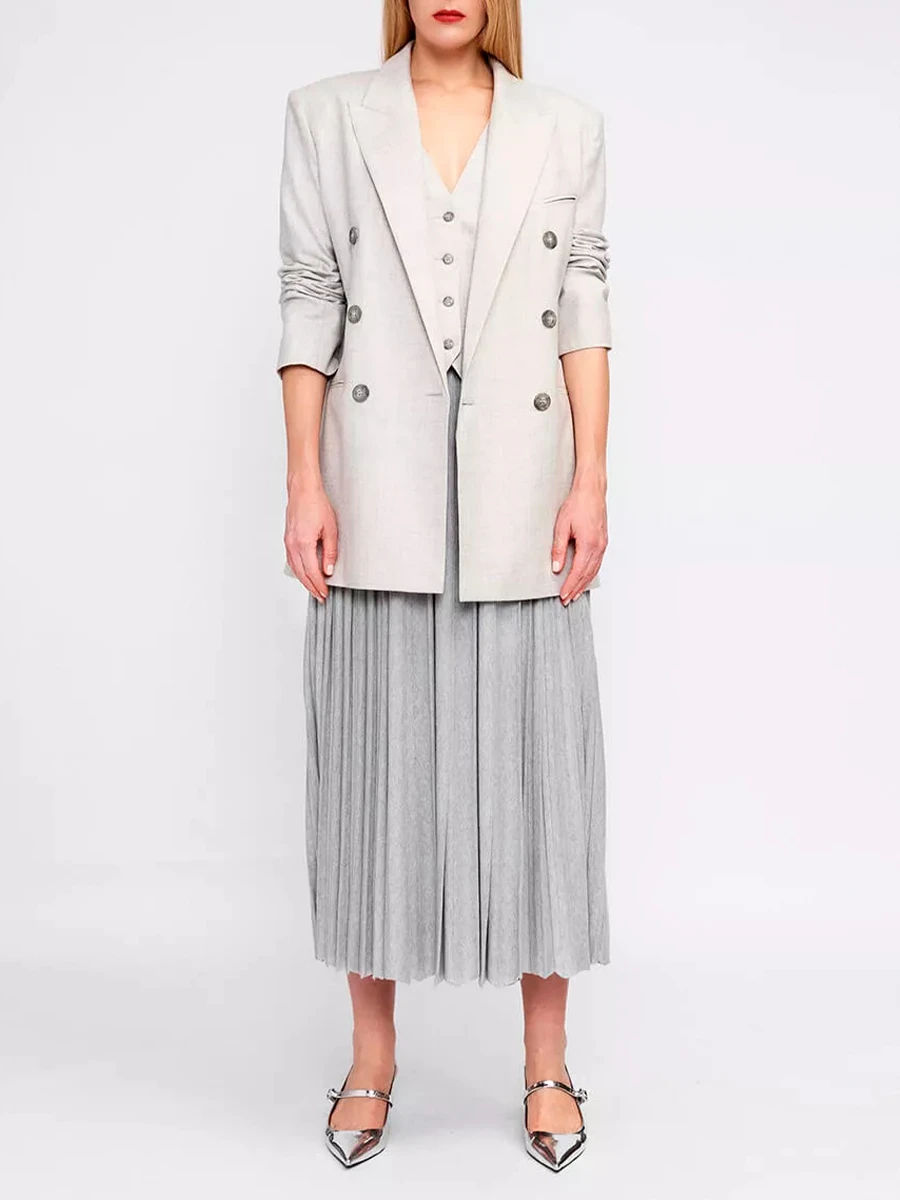 Пиджак однотонный