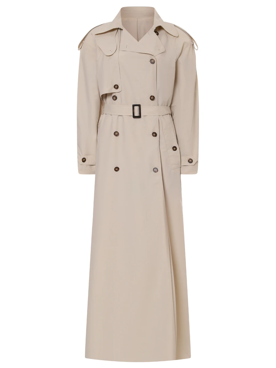 Плащ однотонный