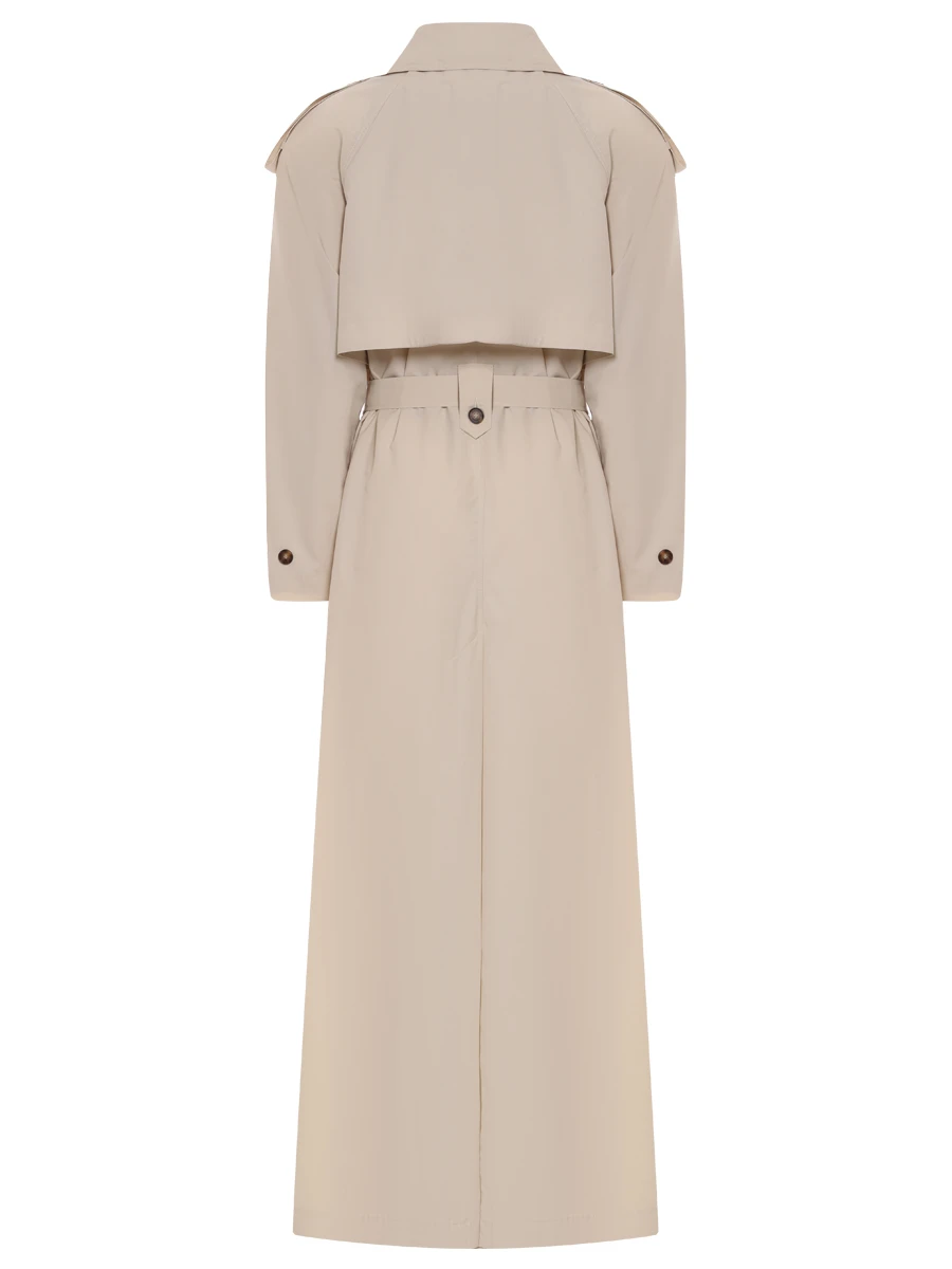 Плащ однотонный